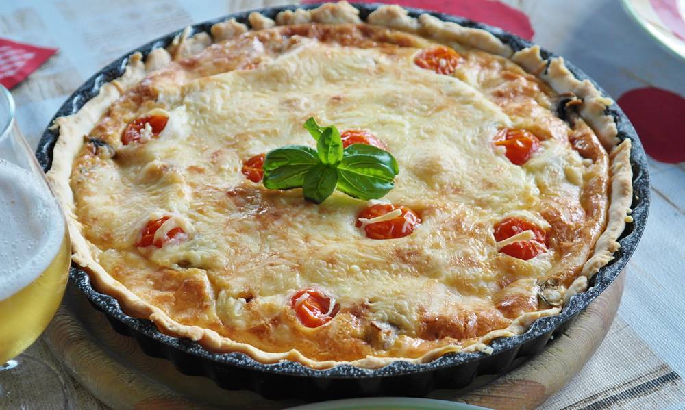 american lunch quiche