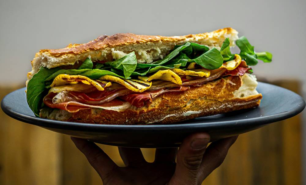 american lunch sandwich