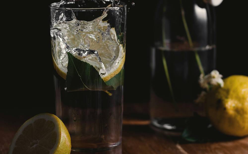 Hydrate with Lemon Water